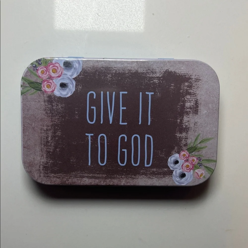 “Give It To God” Floral Prayer Box | Christian Gift | Faith Decor |Encouragement